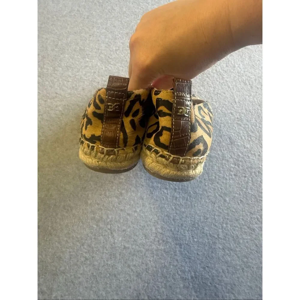 Sam Edelman Khloe leopard print espadrilles 7.5